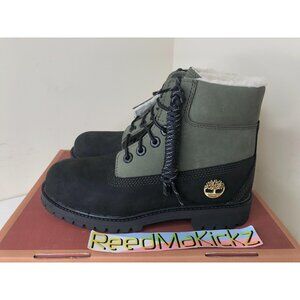 Timberland Boots Shearling Green GS Youth Sizes TB0A2MY3 001